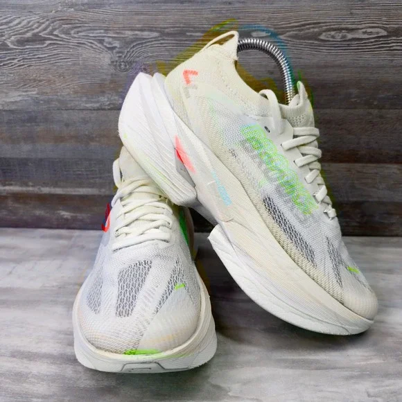 Brooks Hyperion Max Running Shoes Womens Size 7 White Neon Green 1204551B182 - Picture 5 of 9